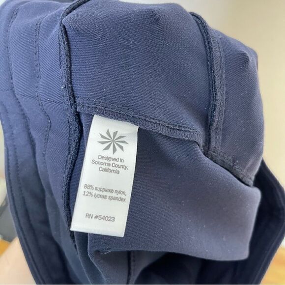 ATHLETA Slouch Metro Pants Drawstring Hem Joggers Navy XXS - Picture 6 of 8